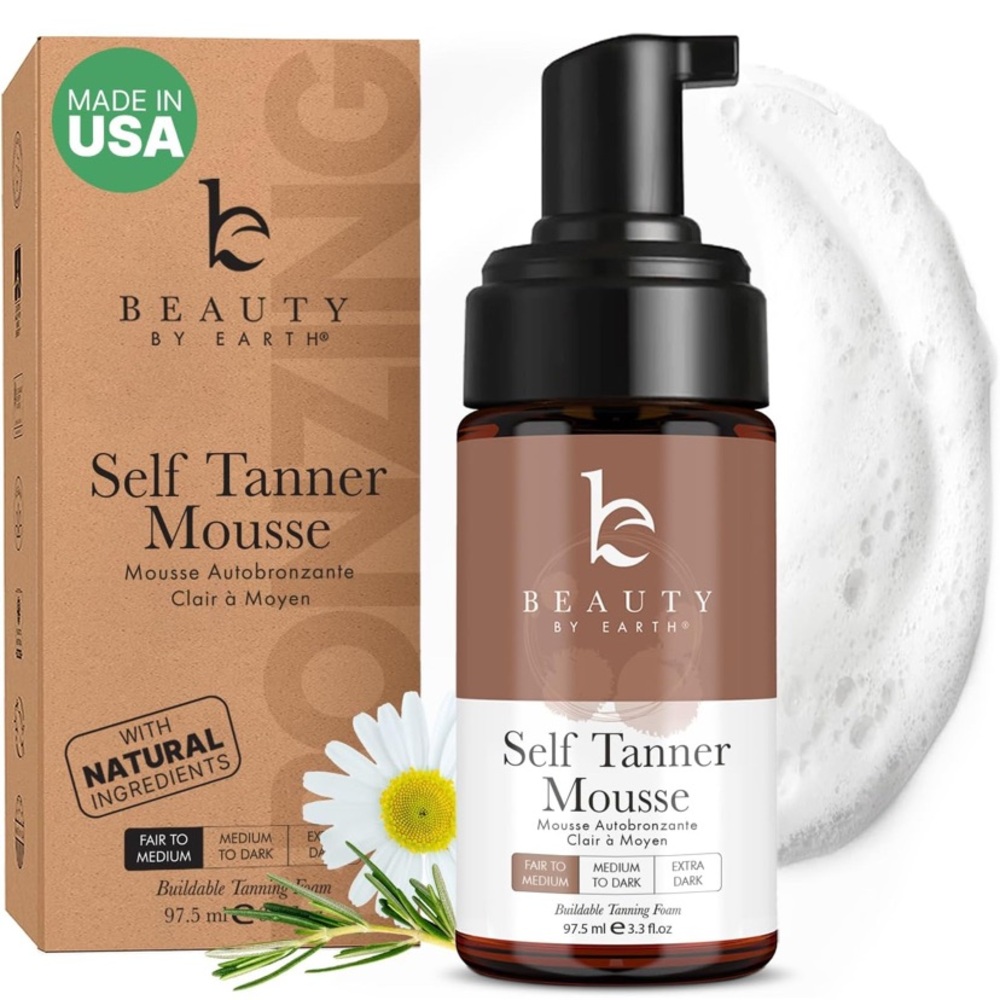 Self Tanner Mousse - USA Made with Natural & Organic Ingredients Self Tanning